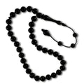 Turnip-Cut Certified Erzurum Oltu Stone Tasbih, 10mm, Master Craftsmanship