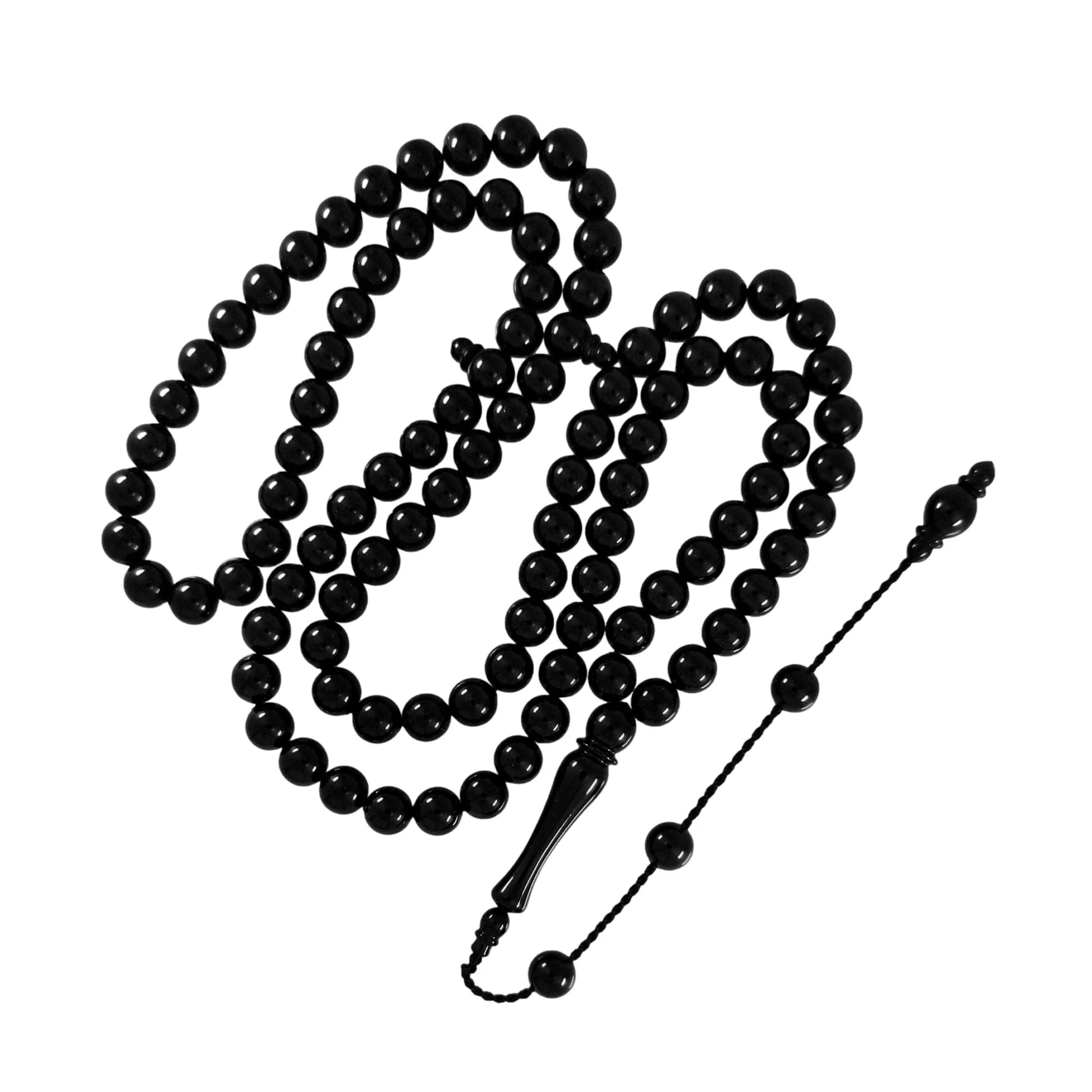 Certified Erzurum Oltu Stone Salah Tasbih 99, 6.5mm
