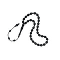 Barley-Cut Certified Erzurum Oltu Stone Tasbih, 7x9mm, Master Craftsmanship