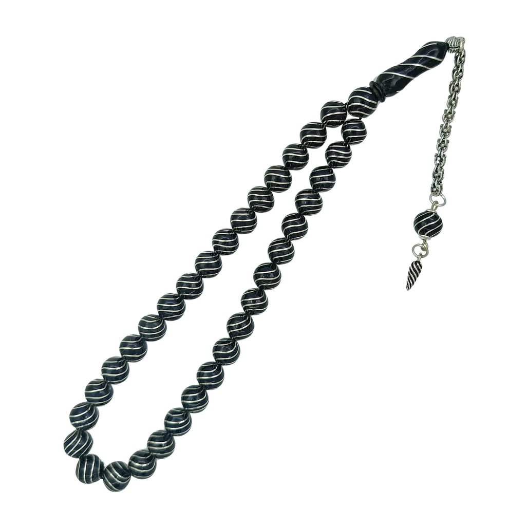 jet stone prayer beads