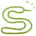 Natural Dominican Amber Salah Tasbih 99, Plain, 6.5mm