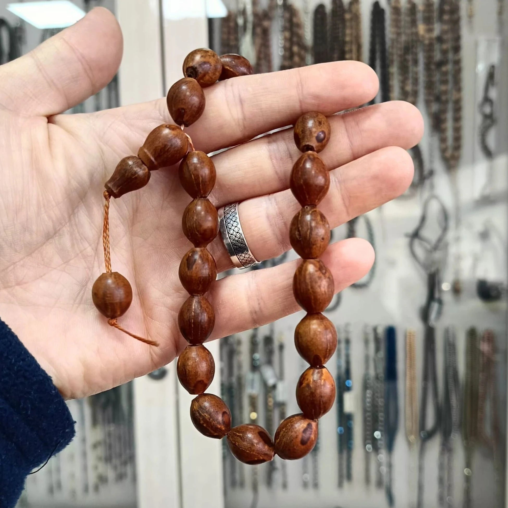 Andiz Wood Efe Tasbih, 12x16mm